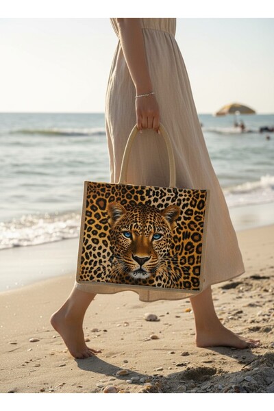 Intisimo Geantă de plajă, Modă, Leopard