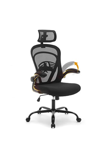 Garvee Ergonomic Office Chair, Computer Chair, Comfortable with Flip-Up Armre...