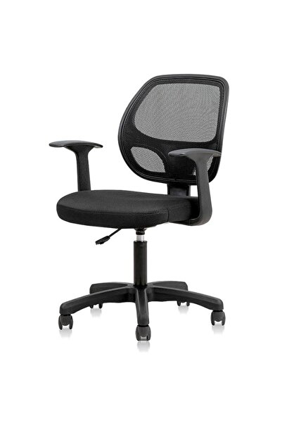 Deli Scaun de birou cu spătar din plasă, sistem de roți din ABS 4900