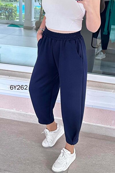 İnce Topuk Modal Kumaş Harem Pantolon 6y262