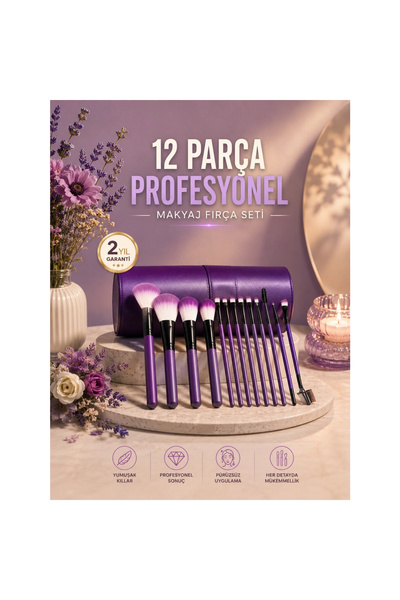 Epilons 12-Piece Makeup Brush Set Fully Compatible for Foundation Blush Shado...
