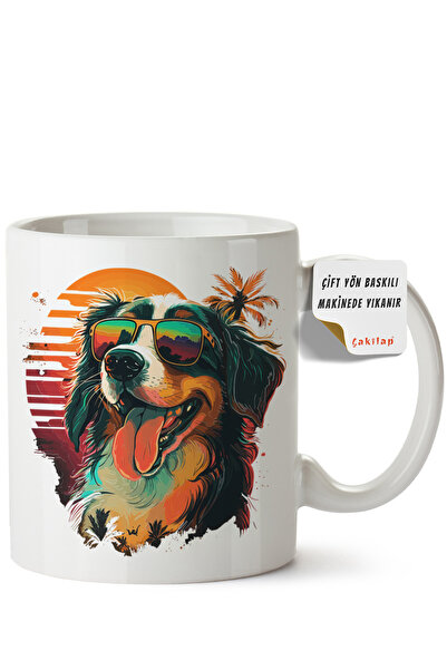 ET ERTAPASSAGE original creative designs Dog Design Printed Porcelain Mug (Do...