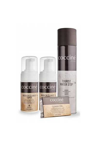 Coccine Kit de curatare a incaltamintei, Coccine, Nubuck Cleaner, 100 ml x 2,...