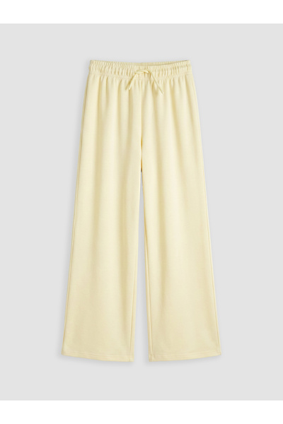 LC Waikiki Wide Leg Girls' Soft Touch Sweatpants
