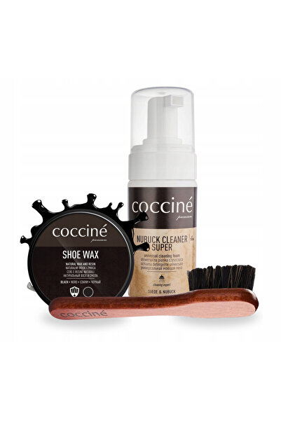 Coccine Set de ingrijire a incaltamintei, Coccine, crema de pantofi neagra 40...