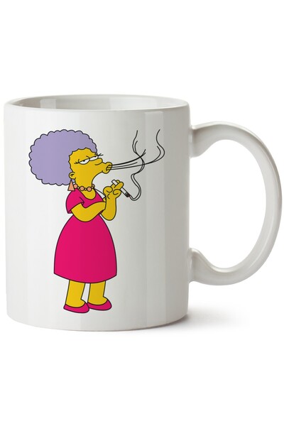 ET ERTAPASSAGE original creative designs Simpsons Printed Porcelain Mug, Mach...