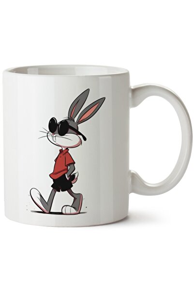 ET ERTAPASSAGE original creative designs Bugs Bunny Printed Porcelain Mug, Ma...