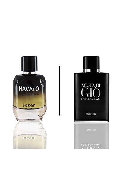 SEZAN Havalo Aquatic Elixer Eau de Parfum - Men's Long Lasting Marine Fragran...