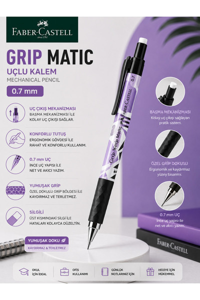 Faber Castell Faber-Castell Matic 0.7 Uçlu Kalem Özel Tasarım Koleksiyonu | S...