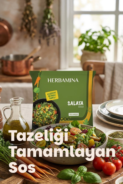 Herbamina 3'lü Salata Sosu 50 gr