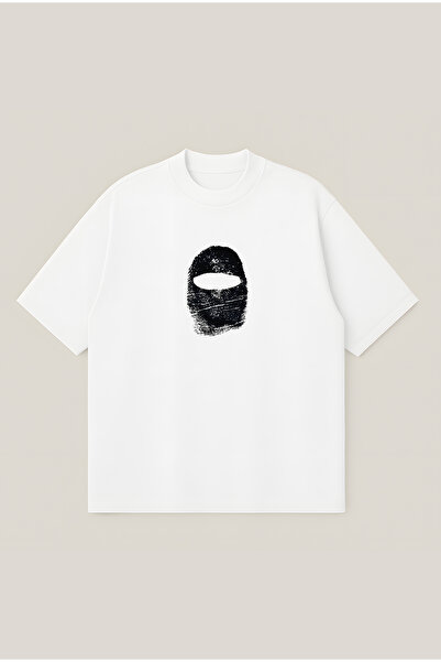 Moon Dancer Mască de schi, croială supradimensionată, unisex, 100% bumbac, tr...