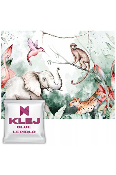 Naklejkomania Fototapet Pastel Pentru Camera Unui Copil, Tapet Jungla 260x390