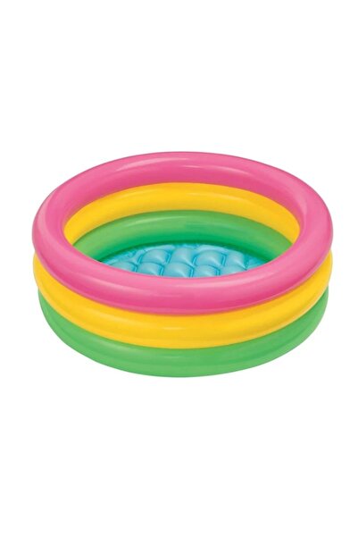 Intex Piscină multicoloră pentru bebeluși Ø86 x 25 cm