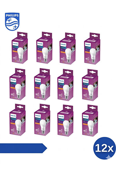 Philips Orijinal 8 W Maycare 6500 K 12 li Paket