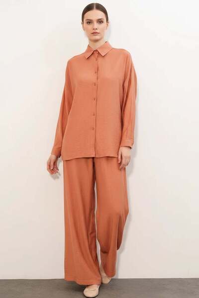 ALFA AKSESUAR 03 Women's Textured Salmon Suit