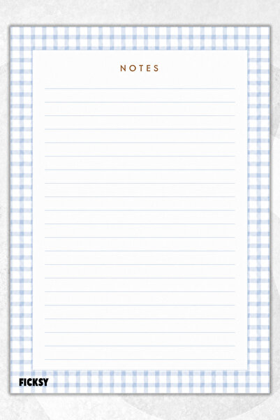 Ficksy A4 Notepad Lined Notebook - 50 Sheets - Memopad - Notepad - Notepad - ...