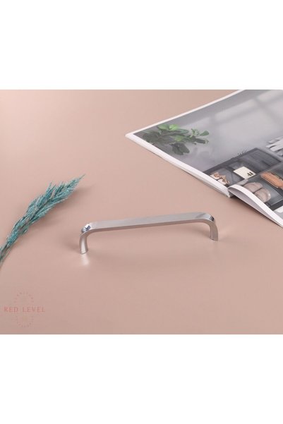 Red Level Miray Chrome 128 mm Modern Luxury Metal Handle Models Kitchen Cabinet Drawer Furniture Handle