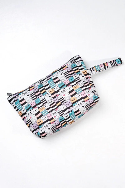 northcity n Cat Pattern Waterproof Makeup Bag and Beach Bag