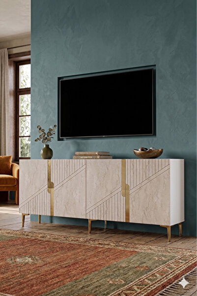 YUMEDİ DESİGN KA1528BTG - MEBA KONSOL, TV SEHPASI, ÇOK AMAÇLI DOLAP ve KAHVE ...