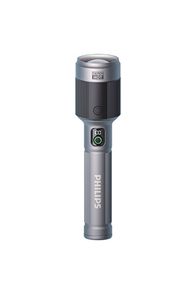 Philips Lanterna LED reîncărcabilă 2200lm 9000mAh USB-C IP44 cu rază lungă de...