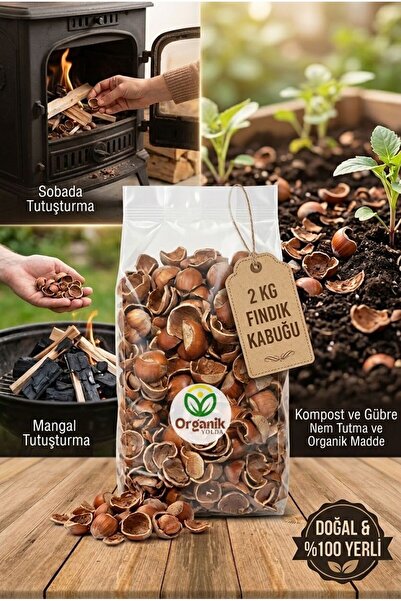 Organik Yolda 2 KG Doğal Fındık Kabuğu – Mangal ve Soba Tutuşturucu, Organik ...