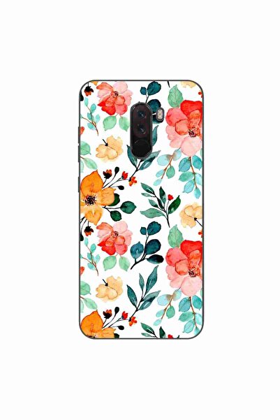 OEM Husa compatibila cu Xiaomi Pocophone F1 Silicon Gel Tpu Model Painted Flo...