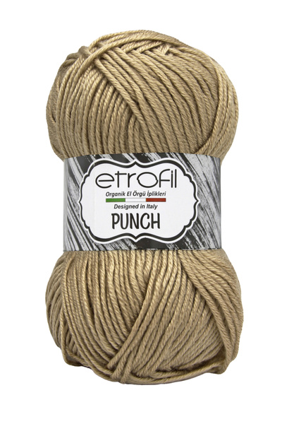 Etrofil Punch Knitting Yarn Milk Coffee 100% Micro Acrilic 25g 70m (77043)