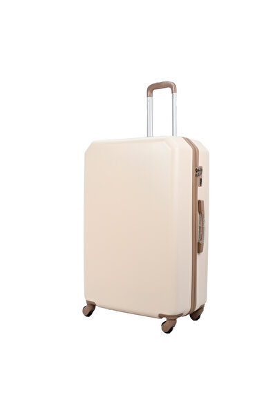 MORANO Fashionable Design Travel Bag with a Simple and Luxurious Feel, Beige ...