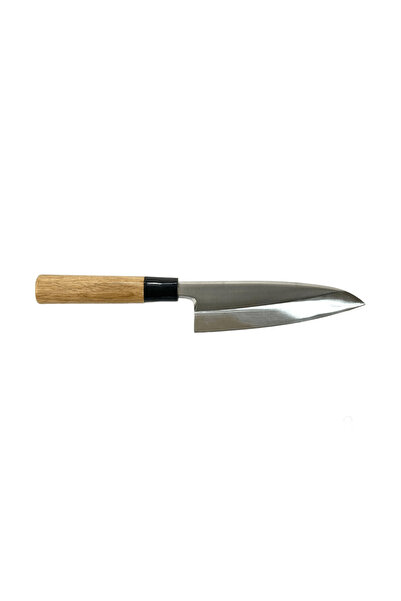 kvall Sushi Cutting Knife 16 cm Wide with Wooden Handle