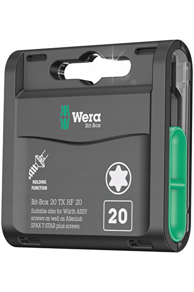 Wera Werk SET BIT-BOX 20 TX HF, TX 20MM 20 BUCĂȚI WERA