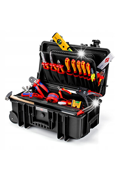 Knipex Valiză de scule 'ROBUST26' pentru electricieni, 23 de piese. 00 21 33E