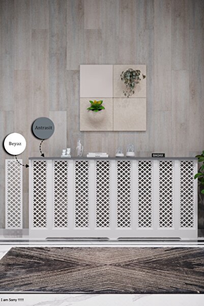 ENDLESS SHOPPİNG Petek Kaplama Modern Radyatör Kapatma Ünitesi Ön Panel MDF T...