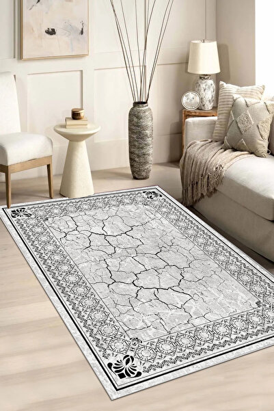 Halise Home Kaymaz Taban Yıkanabilir Kalın Dokulu Halı & Yolluk & Mutfak Halısı