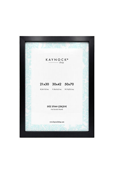 KAYNOCK Plain Black Frame 30 X 42