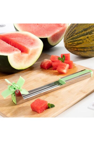 InnovaGoods Aparat de tăiat pepene verde Cutmil – tăietor manual pentru cubur...