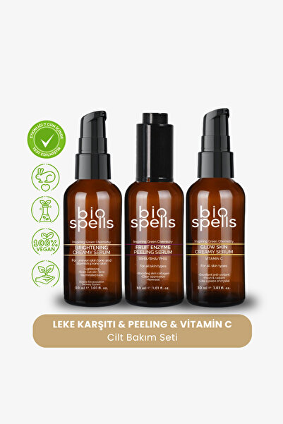 bio spells Leke Karşıtı & Pürüzsüz & Aydınlık Cilt Bakım Seti