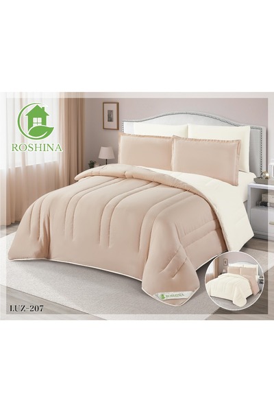 ROSHAN Double Bed Hotel Solid Color Bedding Two Sides - Summer and Practical ...