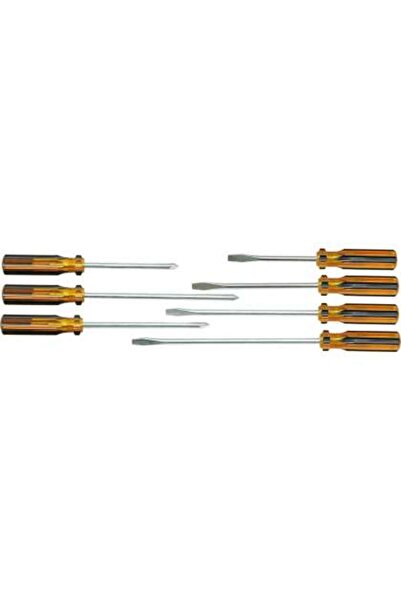 NO NAME Set Șurubelnițe Cu Mâner Din Plastic, 7 Buc