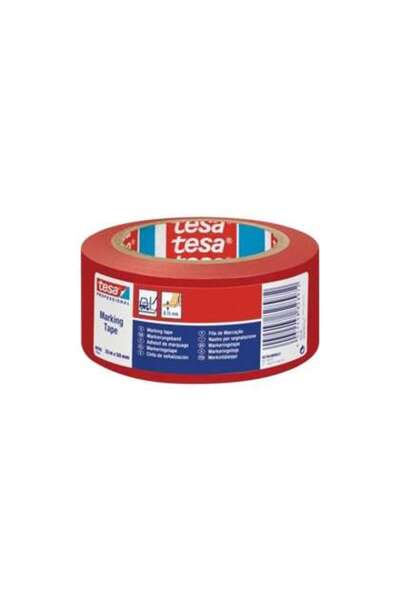 Tesa Banda Adeziva Marcare 50mm / 33m - Rosu/rosu
