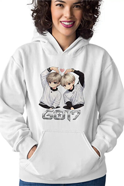 OEM Γυναικείο Φούτερ με κουκούλα Got7 K-pop Εμπορεύματα Καρτούν