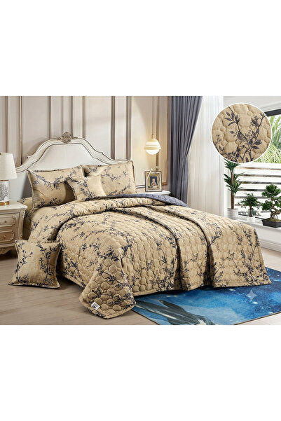 Generic Double Compressed 6-Piece Summer Quilt Set – Tranquil Elegance & Soft...