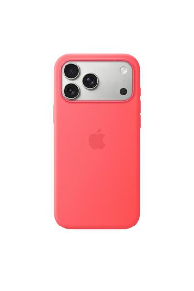 Apple iPhone 17 Pro Max Silicone Case with MagSafe - Bright Guava