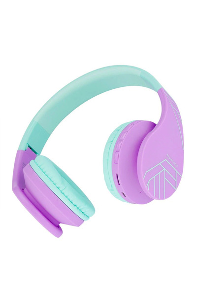 PowerLocus Căști wireless pentru copii P1 Teal Purple