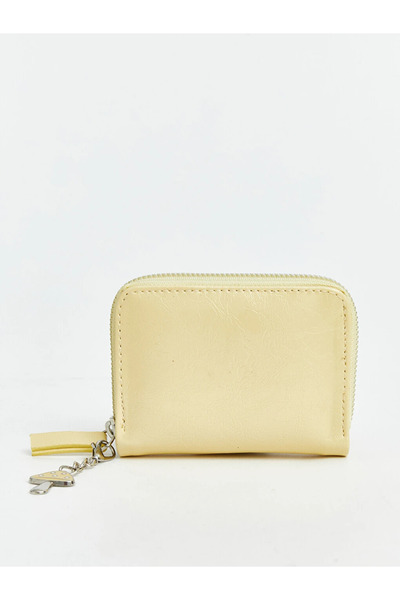 LC Waikiki Yellow Leather Look Women's Wallet
