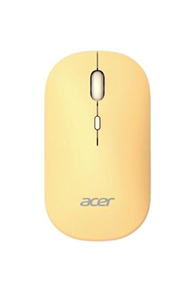 ACER Mouse optic AMR130, USB-A/Wireless/Bluetooth, 1600 DPI, Galben