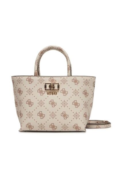 Guess EMELIE LOGO BEJ KADIN MINI TOTE ÇANTA