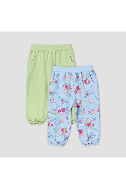 Juniors Pack of 2 Elastic Waist Joggers with Print