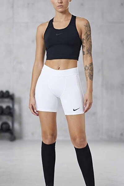 Nike Women's White Leggings Shorts - Tummy Control High Waist Biker Leggings,...