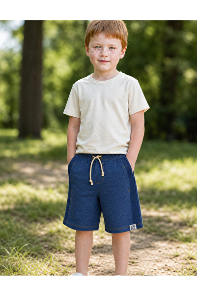 OrganicKid Denim Erkek Çocuk Bermuda Short