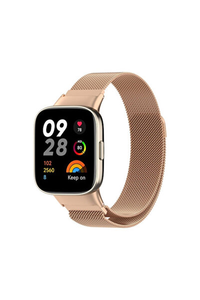 OEM Μεταλλικό Λουράκι Ροζ Χρυσό (Redmi Watch 3) 1234DQ879A16